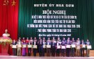 Huyện Nga Sơn biểu dương, khen thưởng 31 tập thể, 56 gia đình và cá nhân điển hình trong học tập và làm theo Bác năm 2018