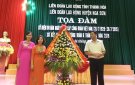  LĐLĐ huyện Nga Sơn tọa đàm kỷ niệm 90  năm ngày thành lập công đoàn Việt Nam và Sơ kết hoạt động Công đoàn 6 tháng đầu năm 2019.