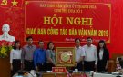 Cụm thi đua số 1 Ban Dân vận Tỉnh ủy Thanh Hóa giao ban công tác dân vận năm 2019 tại Nga Sơn