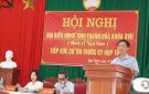 Đoàn Đại biểu HĐND tỉnh Thanh Hóa khóa XVII tiếp xúc với cử tri huyện Nga Sơn trước kỳ họp thứ 9