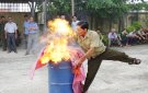 Huyện Nga Sơn tập huấn nghiệp vụ phòng cháy chữa cháy cho lực lượng dân phòng năm 2019