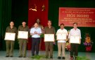 Tổng kết 20 năm"Cụm giáp ranh An toàn về ANTT" tại địa bàn giáp ranh 03 xã là xã Nga Điền, xã Yên Lâm và xã Lai Thành.