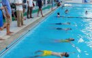 Huyện Nga Sơn nghiệm thu kết quả Lớp học bơi - Kỹ năng phòng chống đuối nước cho 400 trẻ em năm 2019