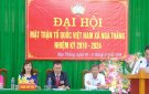 Nga Sơn tổ chức Đại hội Mặt trận tổ quốc Việt Nam cấp xã nhiệm kỳ 2019 -2024