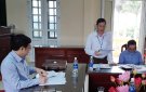 Đoàn công tác của Huyện ủy Nga Sơn làm việc với Đảng ủy các xã, thị trấn về kết quả thực hiện nhiệm vụ quý I năm 2019