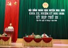 Kỳ họp thứ XXII Hội đồng Nhân dân huyện khoá XX, nhiệm kỳ 2021-2026