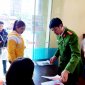 Công an huyện Nga Sơn cấp, đổi Căn cước công dân sau Tết Nguyên Đán Canh tý 2020