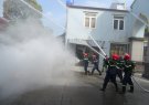 Diễn tập phương án Phòng cháy chữa cháy và cứu hộ cứu nạn tại chợ huyện Nga Sơn