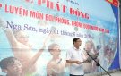 Huyện Nga Sơn tổ chức Lễ phát động toàn dân tập luyện môn bơi, phòng chống đuối nước năm 2020