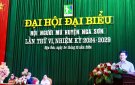 ĐẠI HỘI ĐẠI BIỂU HỘI NGƯỜI MÙ HUYỆN NGA SƠN LẦN THỨ VI, NHIỆM KỲ 2024 - 2029