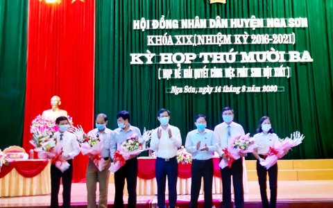Kỳ họp thứ XIII HĐND huyện Nga Sơn khóa XIX, nhiệm kỳ 2016-2021