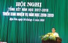 Huyện Nga Sơn tổ chức Hội nghị tổng kết năm học 2017-2018