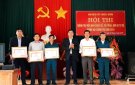 Huyện Nga Sơn- Hội thi chính trị viên BCHQS các xã, thị trấn, đơn vị tự vệ giảng bài chính trị năm 2019