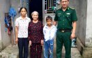 Cháu Mai Văn Phát, xã Nga Tân được Đồn Biên phòng Đa Lộc nhận nuôi theo mô hình "Con nuôi tại đồn biên phòng"