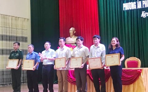  Huyện Nga Sơn tổ chức hội nghị tổng kết công tác phòng chống thiên tai và tìm kiếm cứu nạn năm 2018, triển khai nhiệm vụ năm 2019