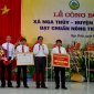 Xã Nga Thủy, huyện Nga Sơn đón bằng công nhận xã đạt chuẩn nông thôn mới