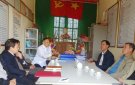 Đồng chí Bí thư huyện ủy Nga Sơn kiểm tra công tác phòng chống dịch Covid-19 tại các xã 