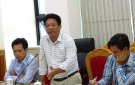 Chủ tịch huyện Nga Sơn tổ chức buổi làm việc và đối thoại với doanh nghiệp trên địa bàn huyện