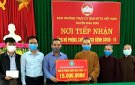 Tiếp nhận ủng hộ phòng chống dịch bệnh COVID-19 tại Ban Thường trực Ủy ban MTTQ huyện Nga Sơn