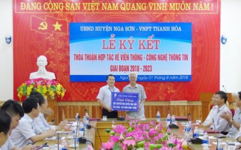 Huyện Nga Sơn đẩy mạnh chuyển đổi số cấp xã